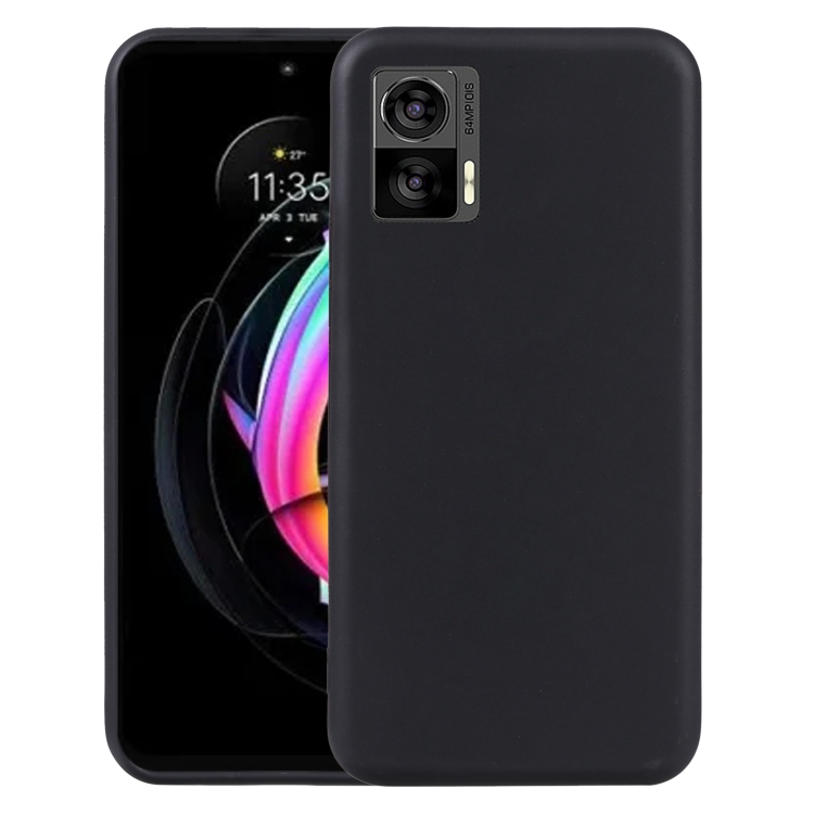9D SKLO + PUZDRO 2v1 pre Motorola Edge 30 Neo - Silikónové čierne