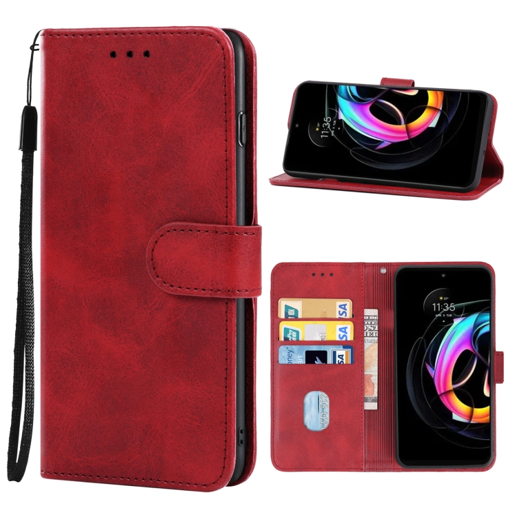 Knižkové puzdro pre Motorola Edge 30 Neo - SOLID červené