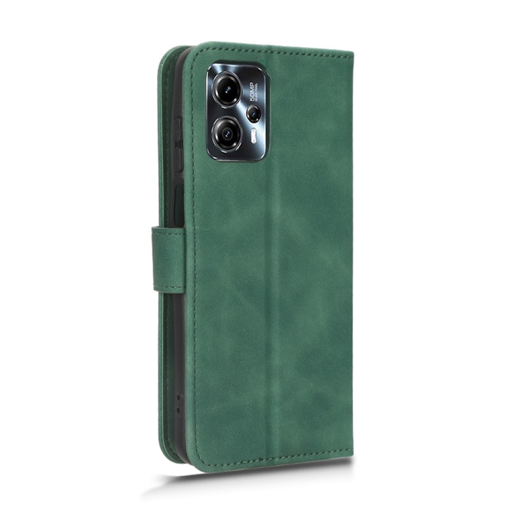 9D SKLO + PUZDRO 2v1 pre Motorola Moto G23 / G13 - Knižkové puzdro SOLID zelené