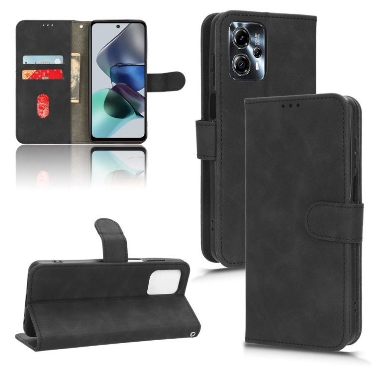 Knižkové puzdro pre Motorola Moto G23 / G13 - SOLID čierne