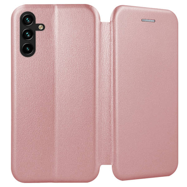 SKLO + PUZDRO 2v1 pre Samsung Galaxy A14 4G / A14 5G - Knižkové DIVA ružové