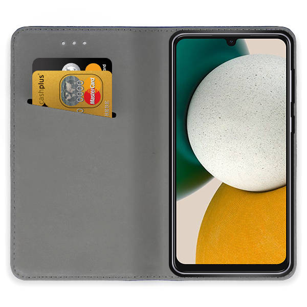 9D SKLO + PUZDRO 2v1 pre Samsung Galaxy A34 5G - Knižkové MAGNET čierne