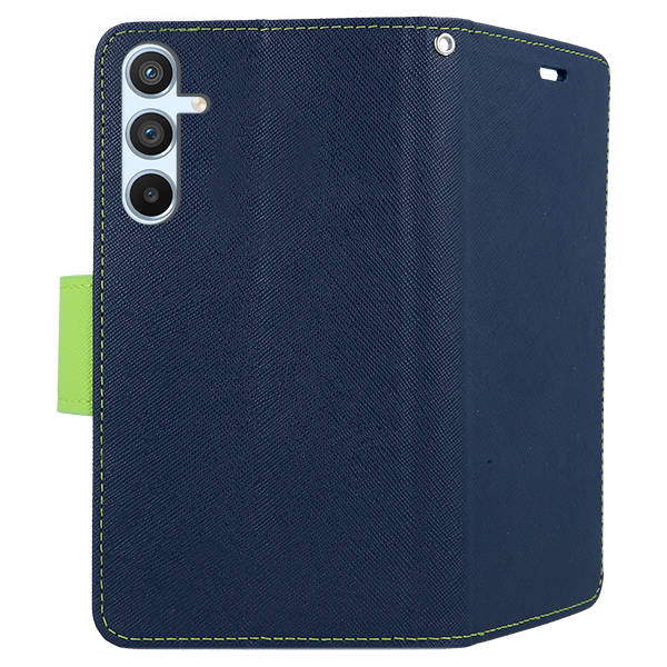 Knižkové puzdro pre Samsung Galaxy A34 5G - FANCY modro zelené