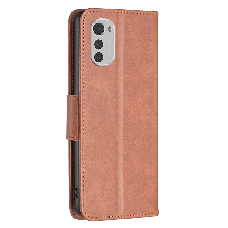 9D SKLO + PUZDRO 2v1 pre Motorola Moto E32 / E32s - Knižkové Fancy hnedé