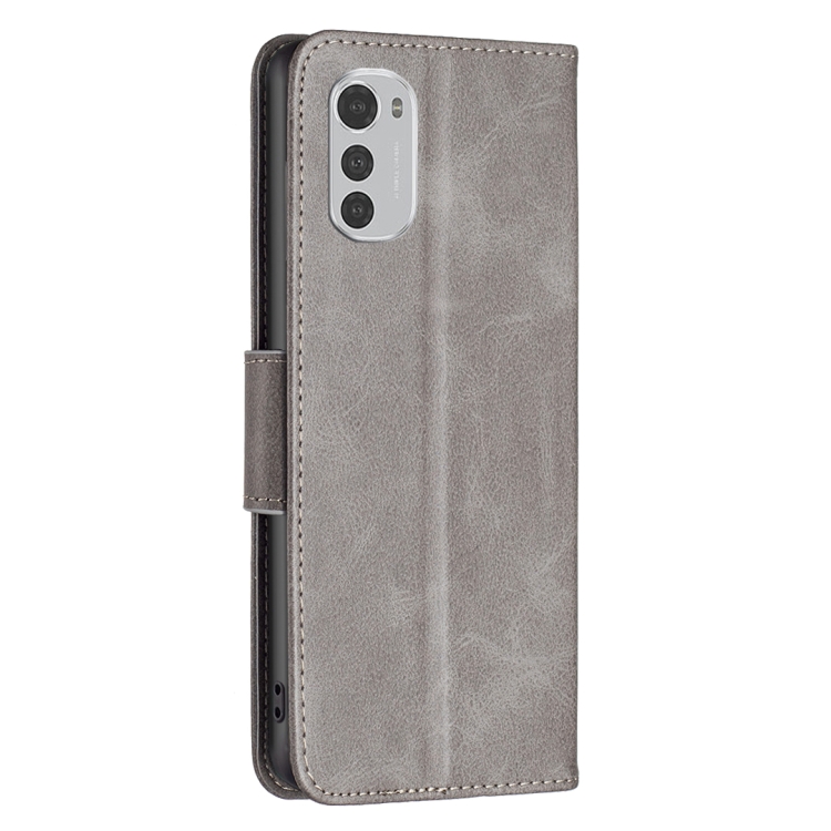 Knižkové puzdro pre Motorola Moto E32 / E32s - Fancy sivé