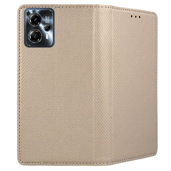 Knižkové puzdro pre Motorola Moto G32 - MAGNET zlaté