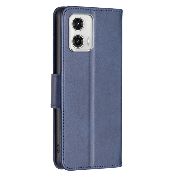 9D SKLO + PUZDRO 2v1 pre Motorola Moto G73 5G - Knižkové SOLID modré