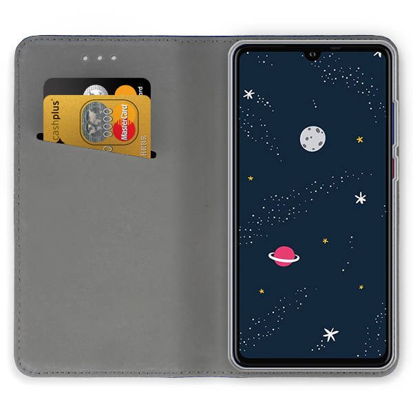 Knižkové puzdro pre Huawei P30 Lite - MAGNETIC bordové