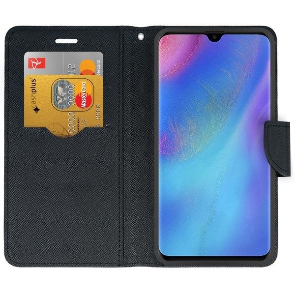 Knižkové puzdro pre Huawei P30 PRO - FANCY čierne