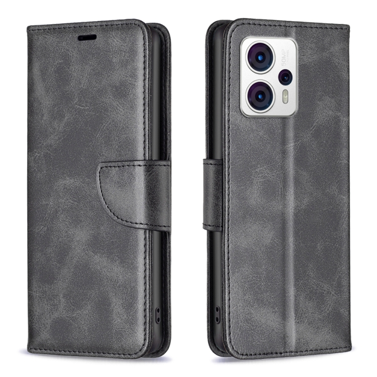 9D SKLO + PUZDRO 2v1 pre Motorola Moto G53 5G - Knižkové LEATHER čierne