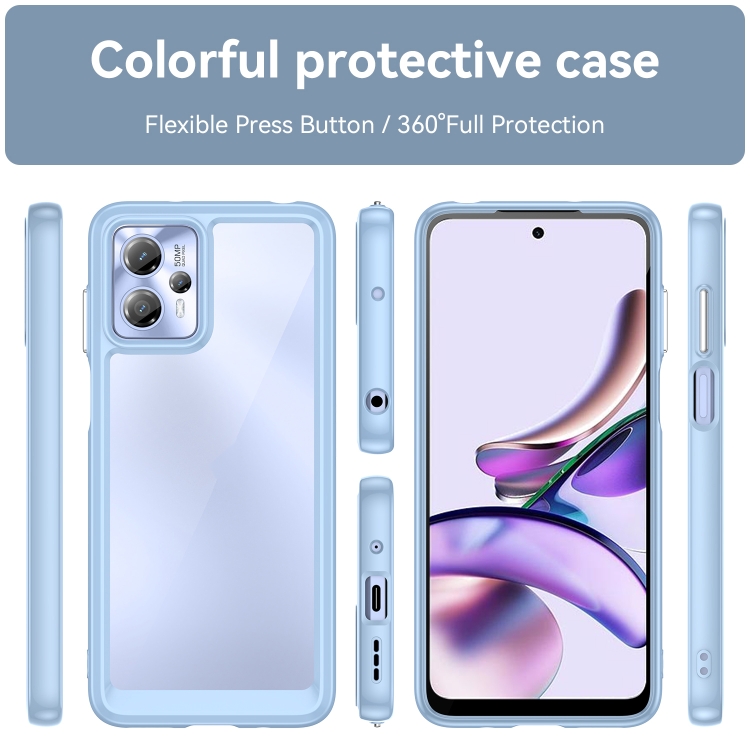 Tvrdený kryt pre Motorola Moto G23 / G13 - SPACE modrý