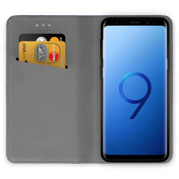 Knižkové puzdro pre Samsung Galaxy S9 - SMART MAGNET modré