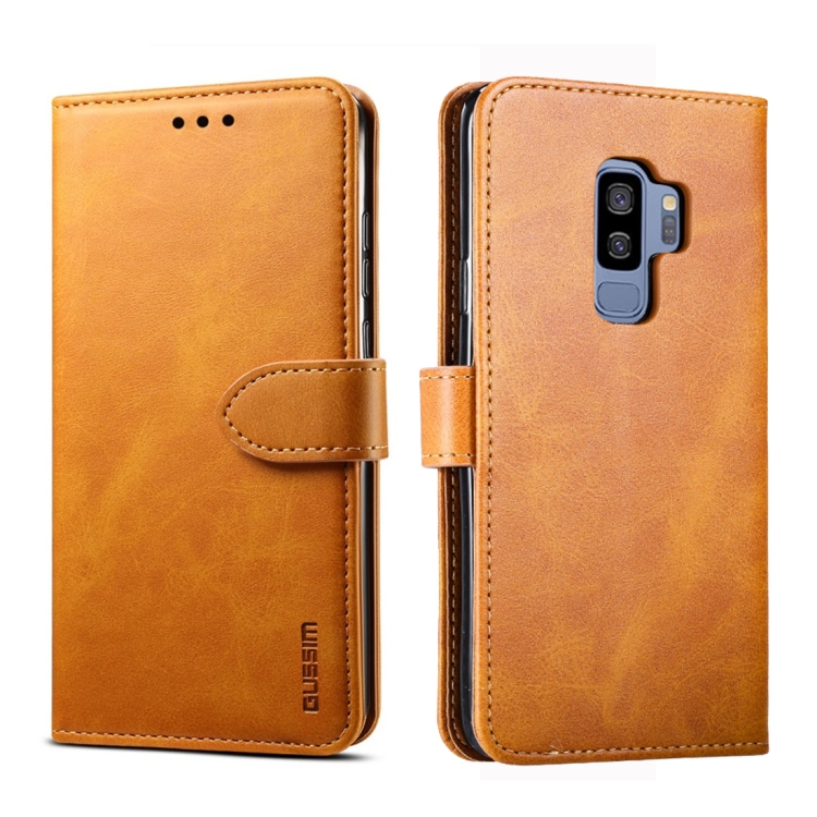 Knižkové púzdro Smart SOLID pre Samsung Galaxy S9 Plus - svetlo hnedé