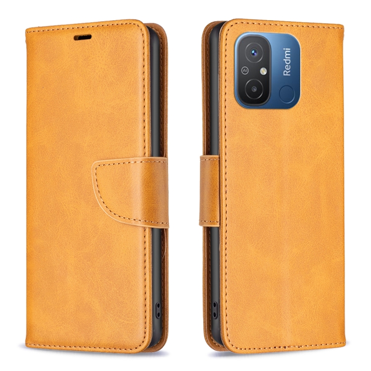 SKLO + PUZDRO 2v1 pre Xiaomi Redmi 12C - Knižkové puzdro SOLID svetlo hnedé