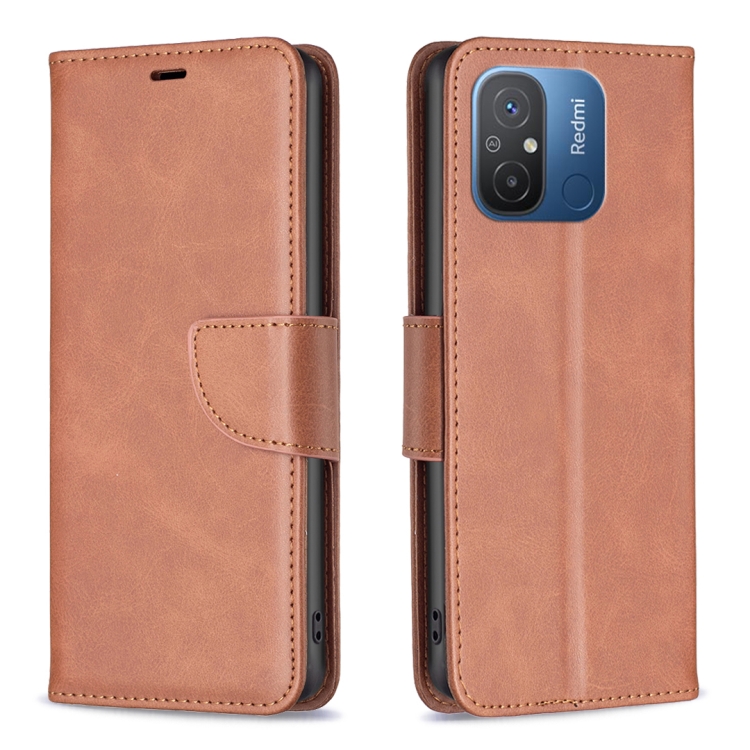 Knižkové puzdro na Xiaomi Redmi 12C - SOLID tmavo hnedé