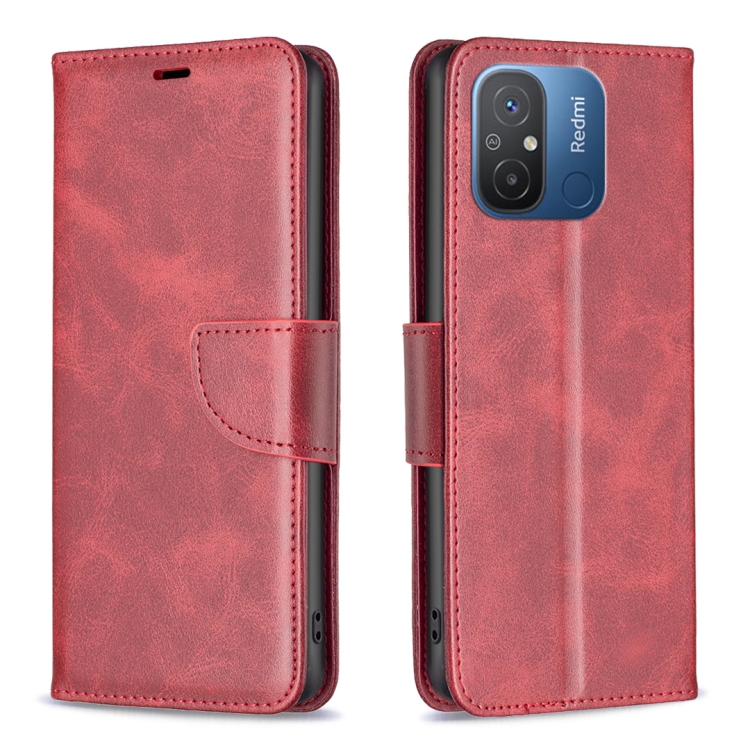 Knižkové puzdro na Xiaomi Redmi 12C - SOLID červené
