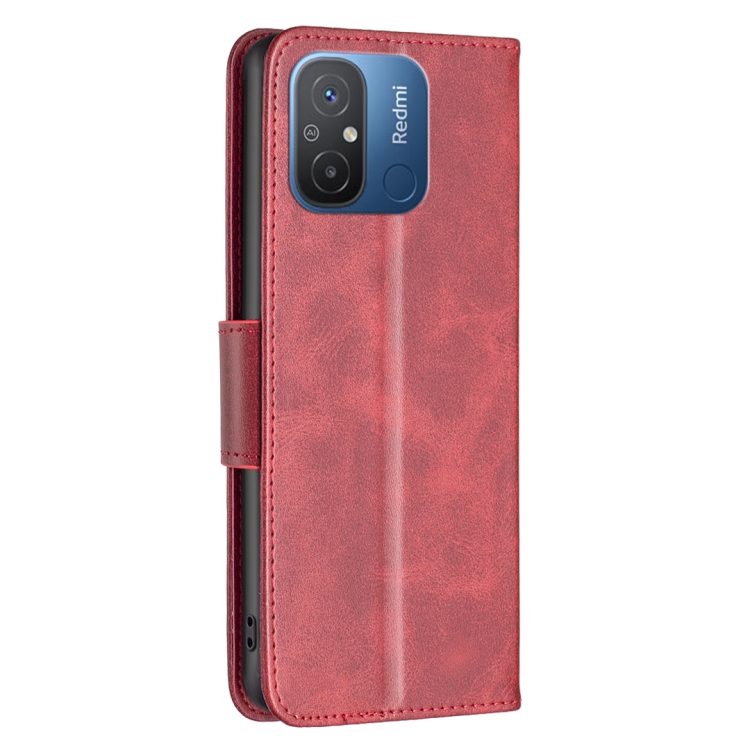 Knižkové puzdro na Xiaomi Redmi 12C - SOLID červené