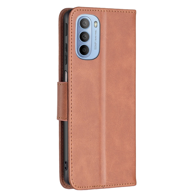 Knižkové puzdro pre Motorola Moto G31 / G41 - Fancy hnedé