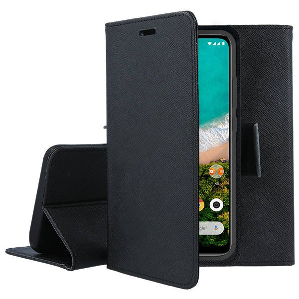 Knižkové puzdro na Xiaomi Redmi 12C - FANCY čierne