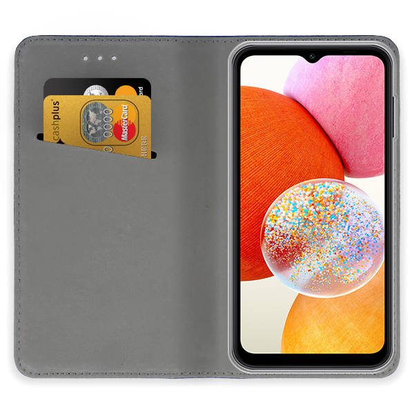Knižkové puzdro pre Samsung Galaxy A14 4G / A14 5G - MAGNET červené