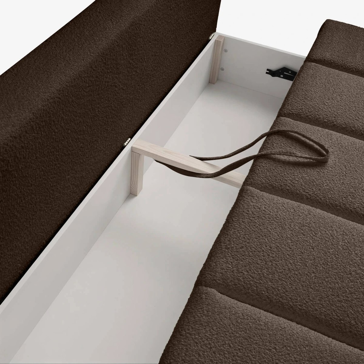 Pohovka SARIA – mocca látka boucle – foto 7