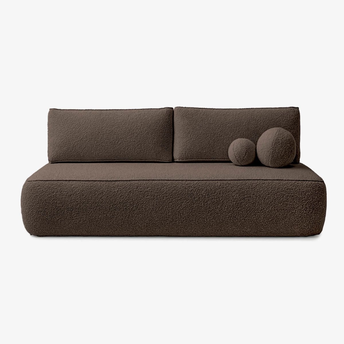 Pohovka ARVETO – mocca látka boucle