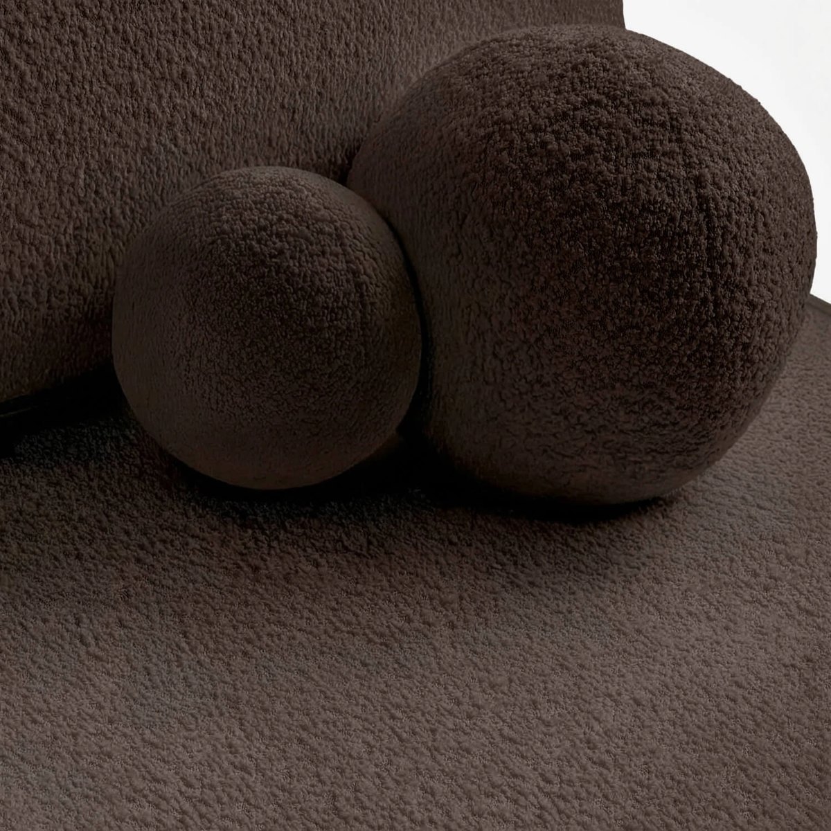 Pohovka ARVETO – mocca látka boucle – foto 6