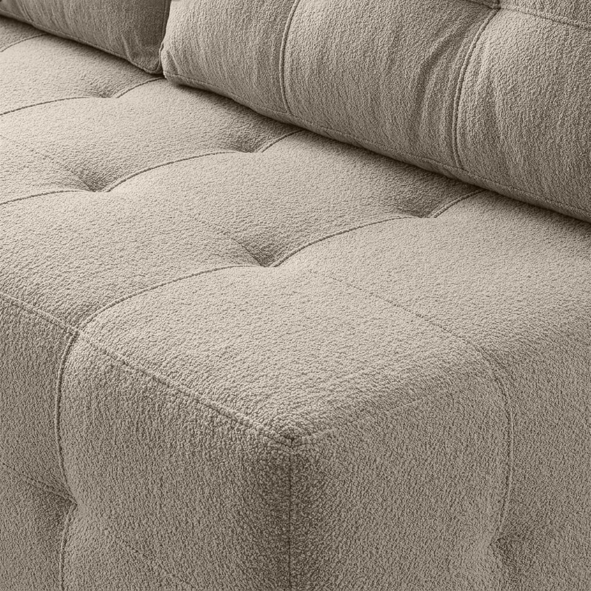 Pohovka MORANA – krémová látka boucle – foto 6
