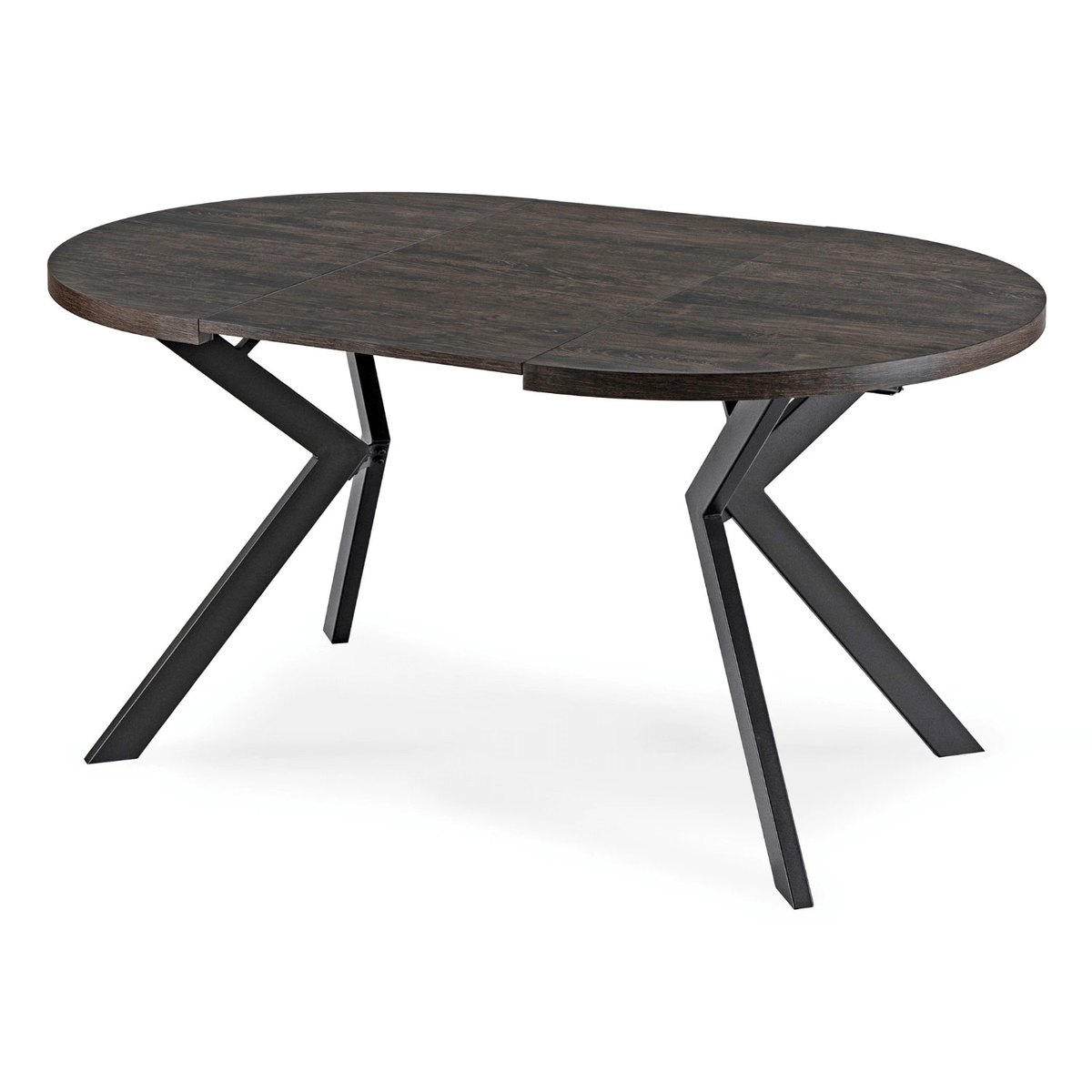 Jedálenský set LUKAS – stôl LUKAS 100–250 cm čierna + 4× stolička MODESTO zelená – foto 6