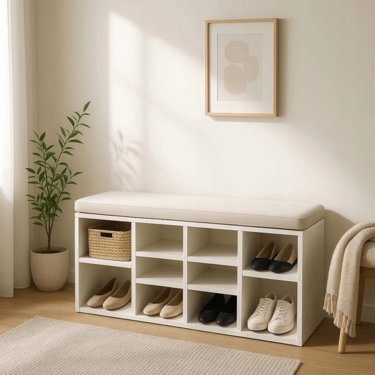 Botník AXEL104 – 104 cm, biela – foto 2
