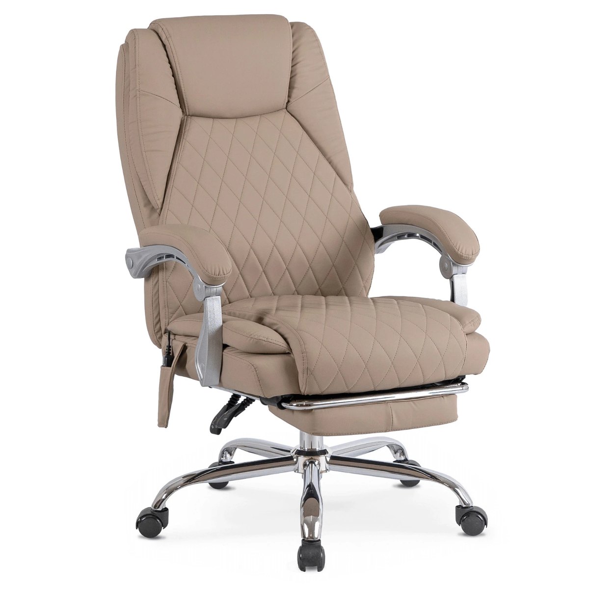 Kancelárske kreslo GIORGIO – béžová ekokoža