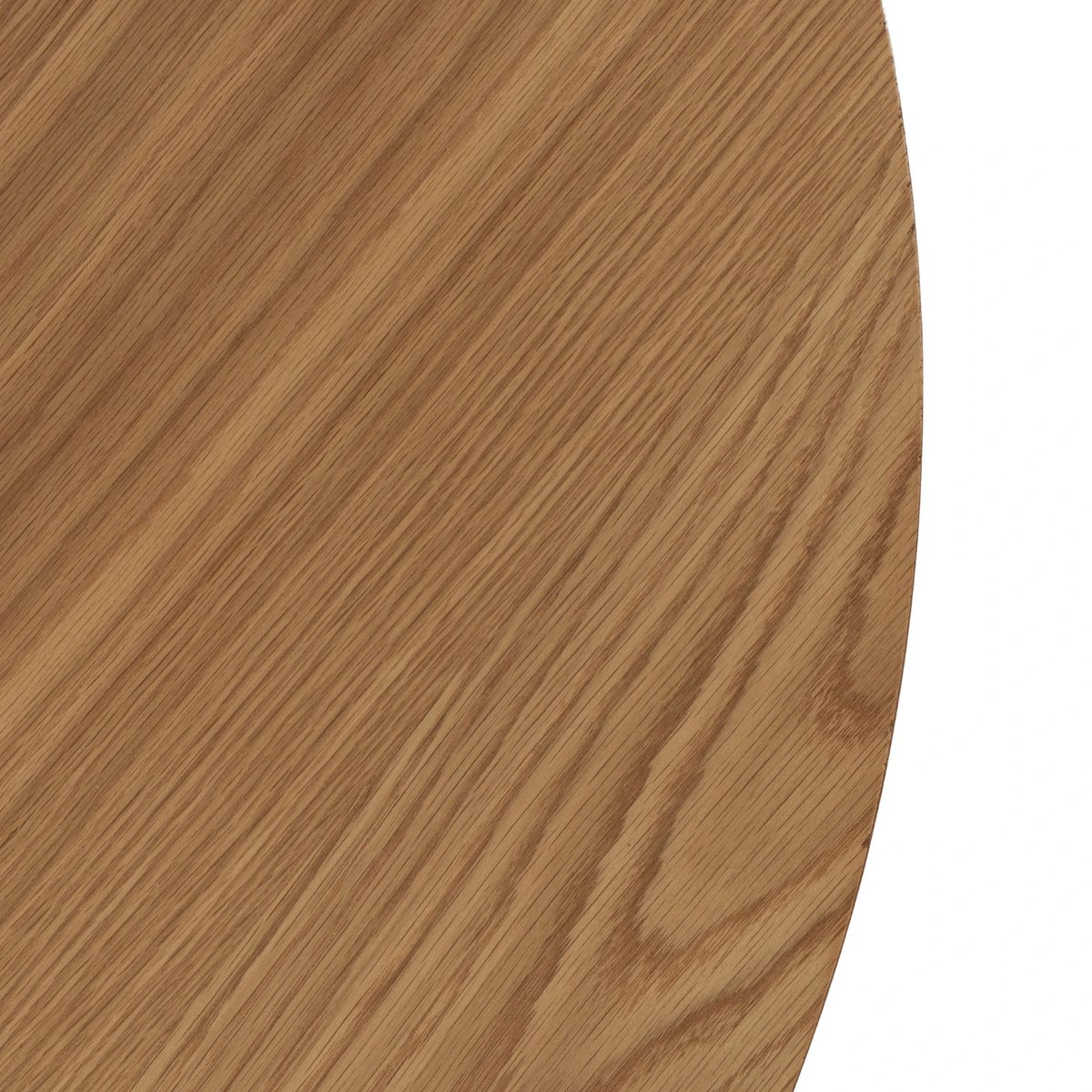 Okrúhly stôl LINO – 100 cm, zlatý dub, čierna podnož – foto 5