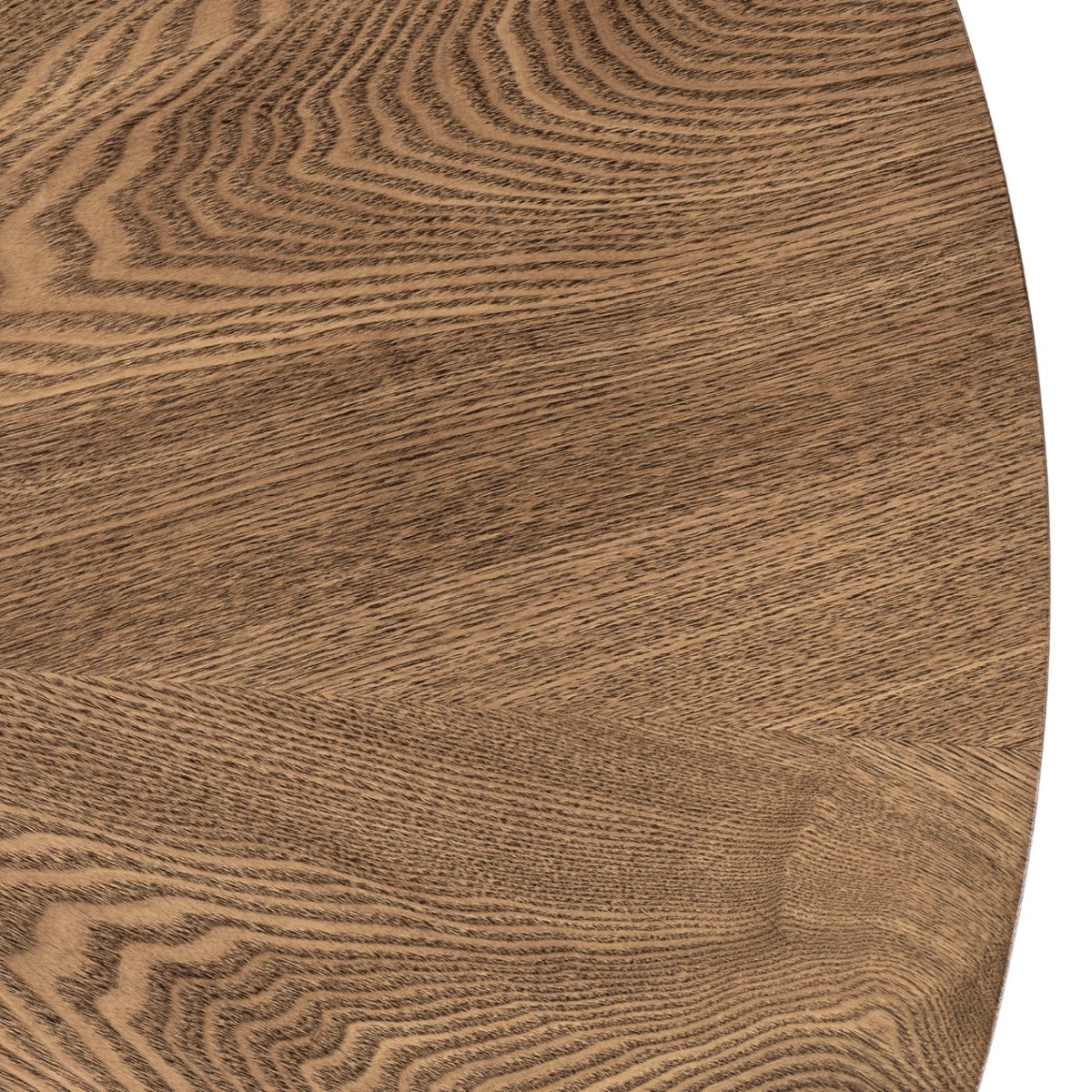 Okrúhly stôl LINO – 100 cm, orech, čierna podnož – foto 5