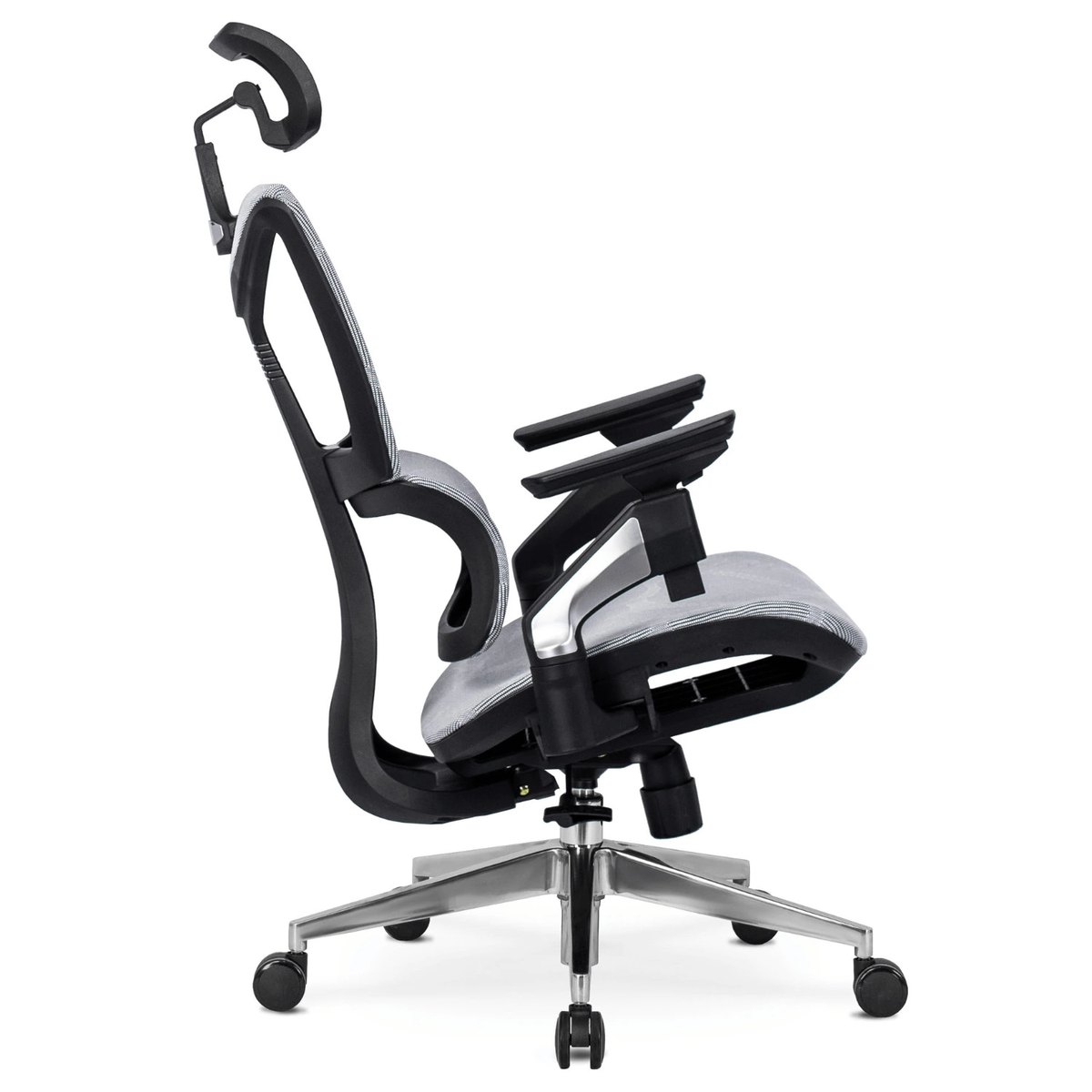 Ergonomické kancelárske kreslo MARTIN – sivé – foto 4