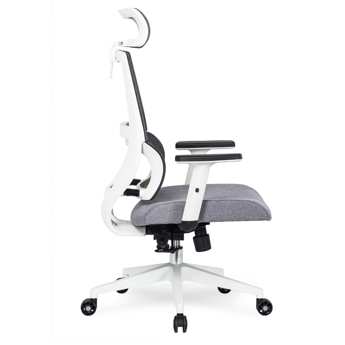 Ergonomické kancelárske kreslo NICKI – sivé – foto 4