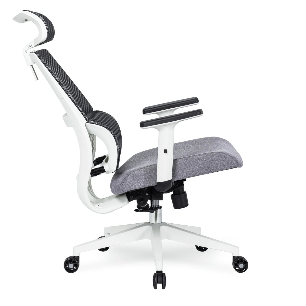 Ergonomické kancelárske kreslo NICKI – sivé – foto 5