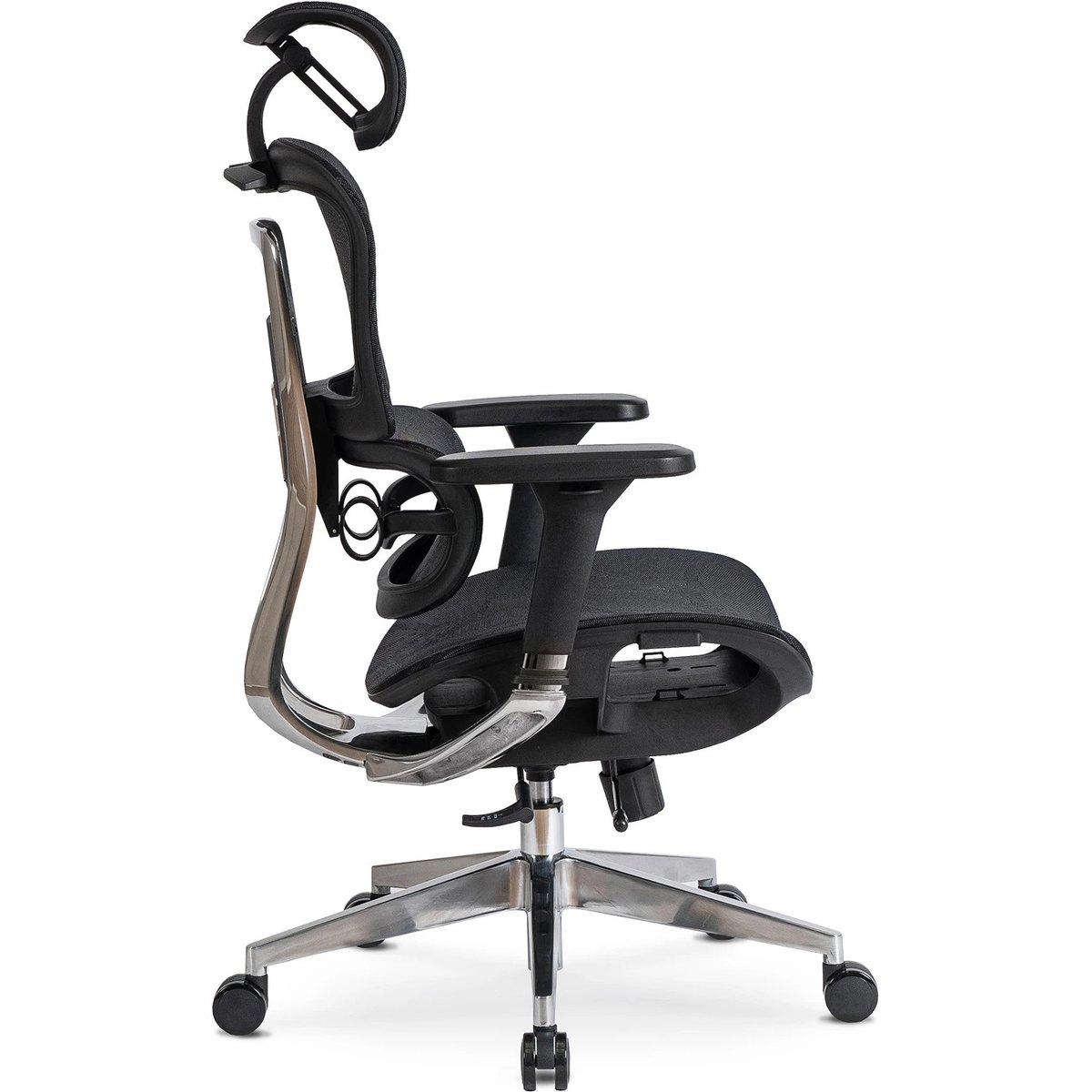 Ergonomické kancelárske kreslo NINO – čierne – foto 4