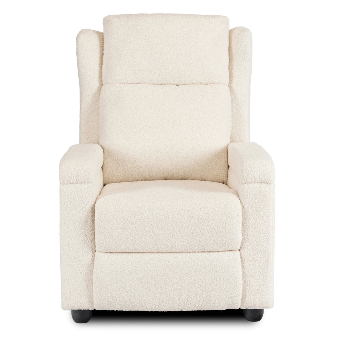 Rozkladacie kreslo SPENCER – krémová látka boucle – foto 5