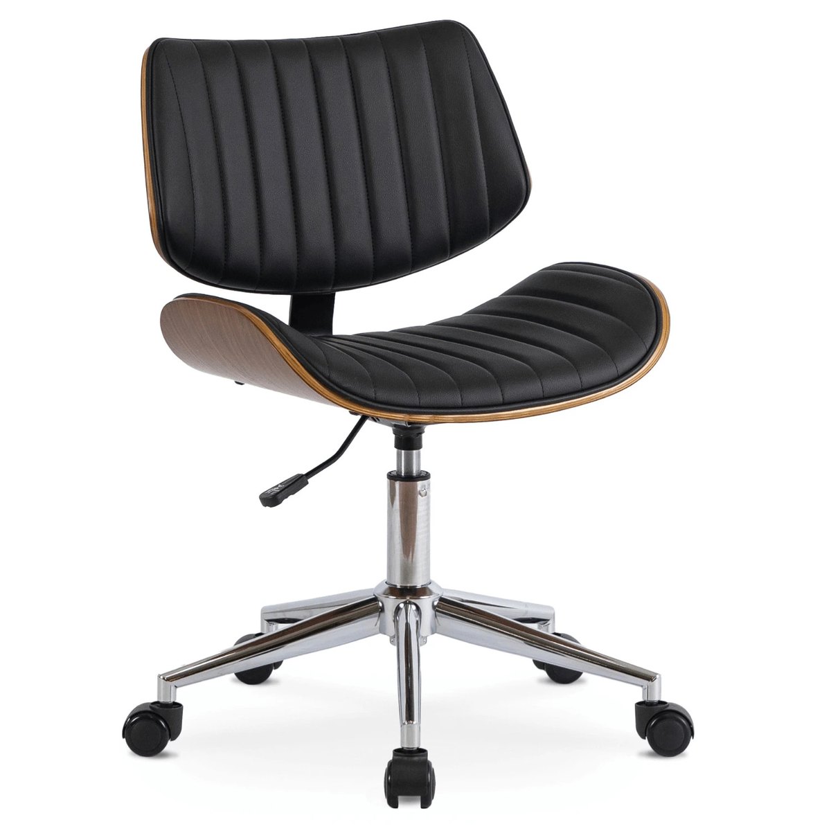 Kancelárske kreslo TEKSAS – čierna ekokoža