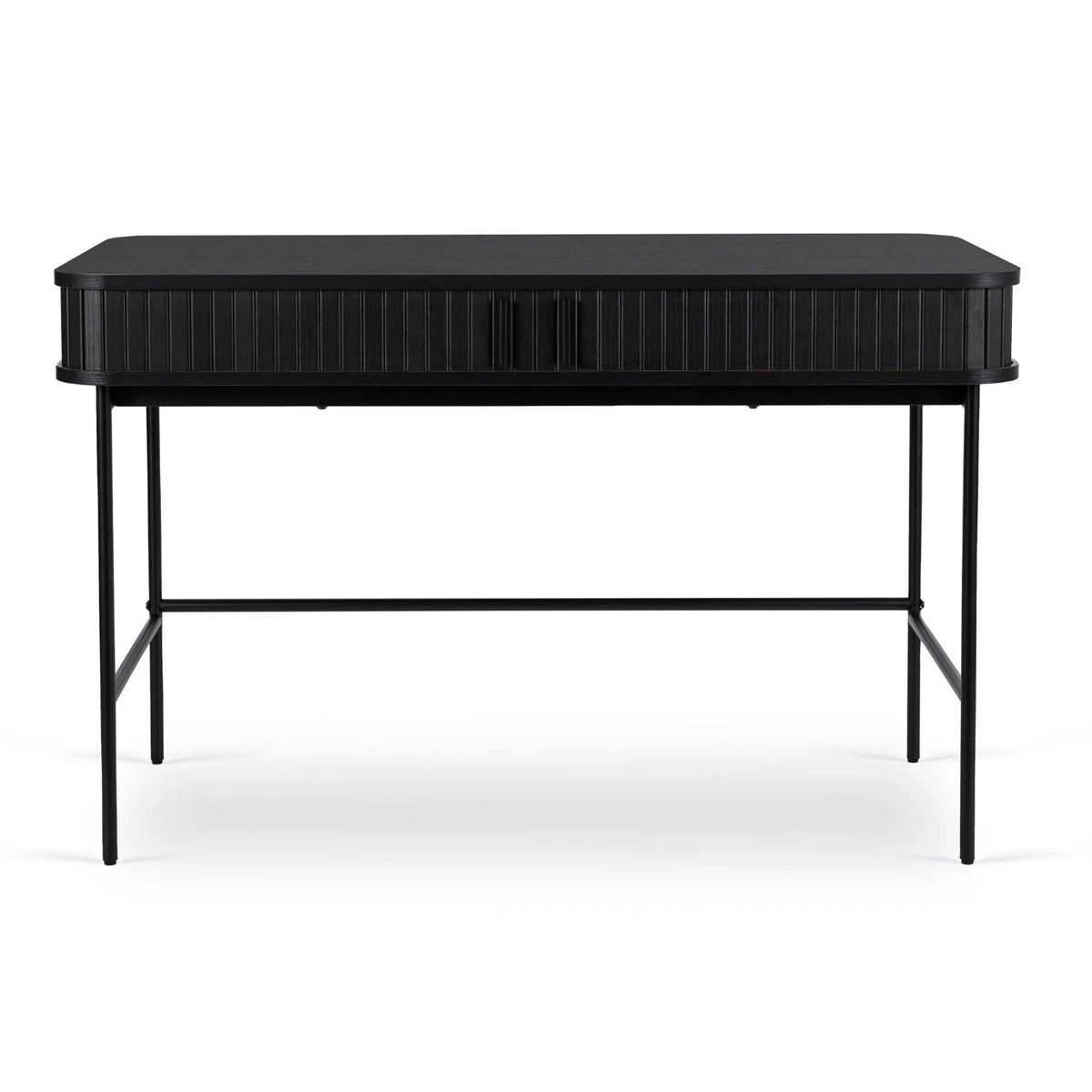 Písací stôl TRISH – 120 cm, čierna doska – foto 3