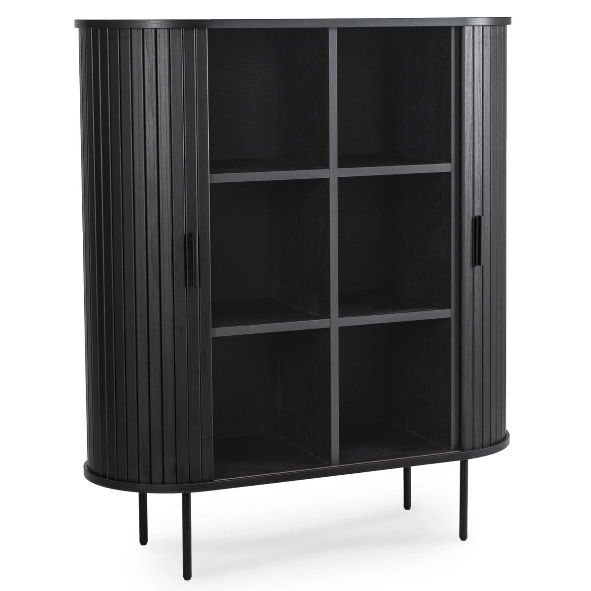 Komoda TRISH – 100 cm, čierna – foto 5