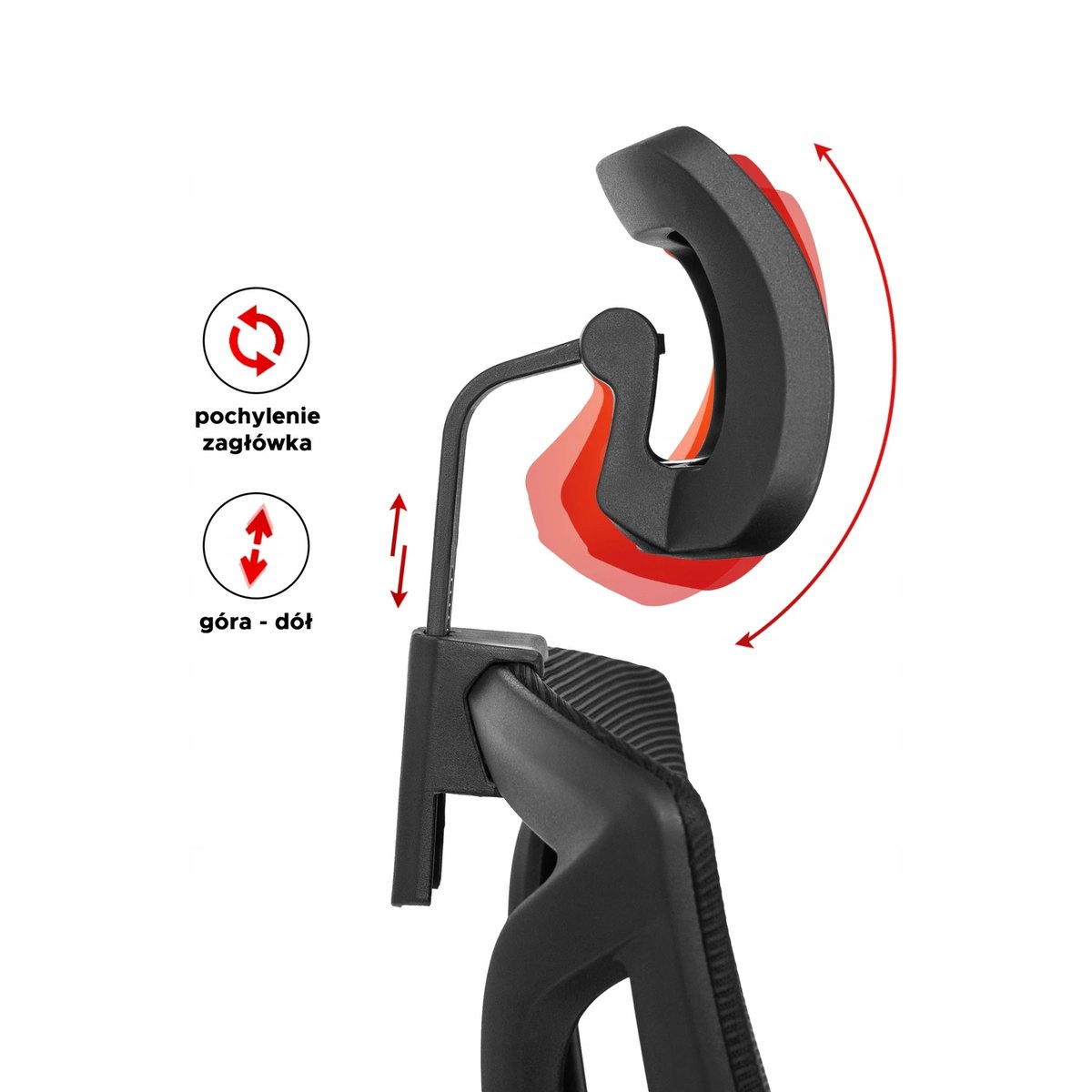Ergonomické kancelárske kreslo WILLY – čierne – foto 5