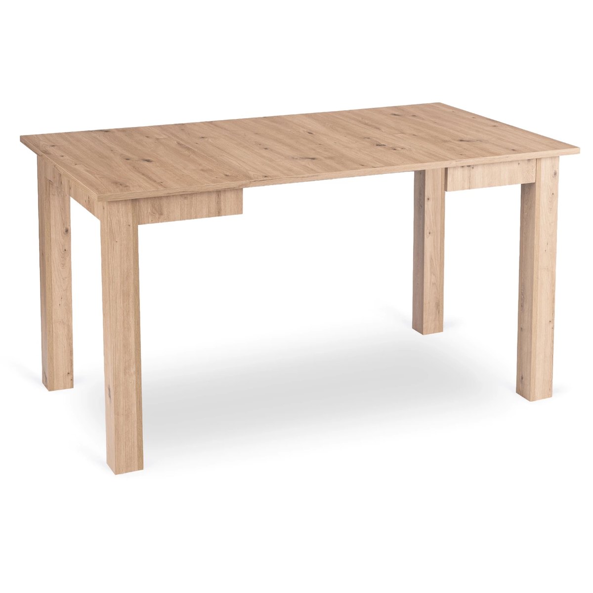 Rozkladací stôl BEN – 80–200 cm, dub artisan – foto 4