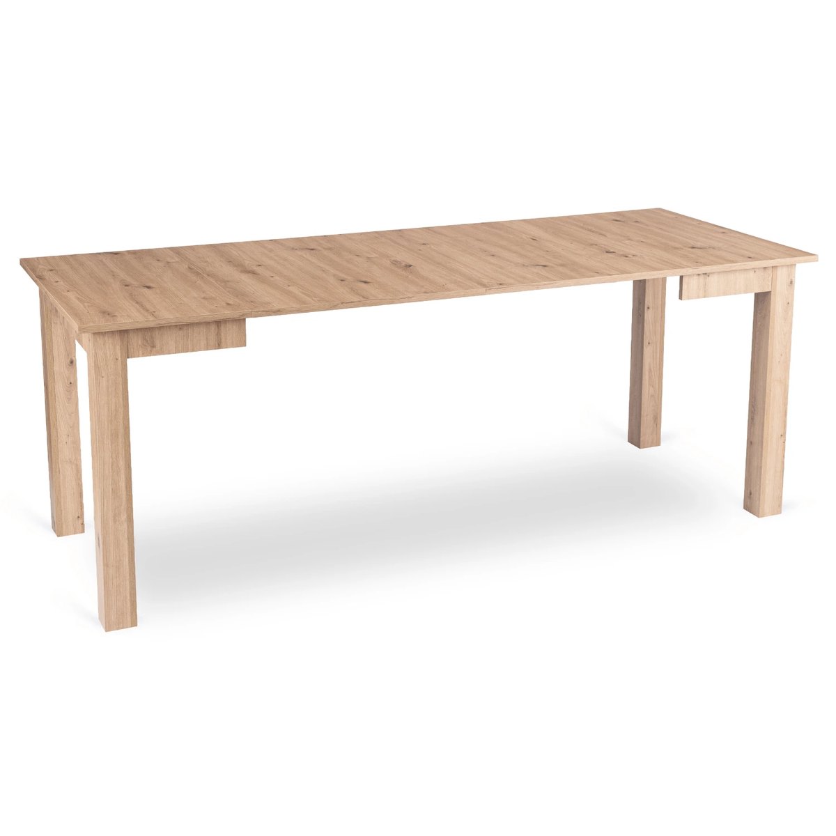 Rozkladací stôl BEN – 80–200 cm, dub artisan – foto 5