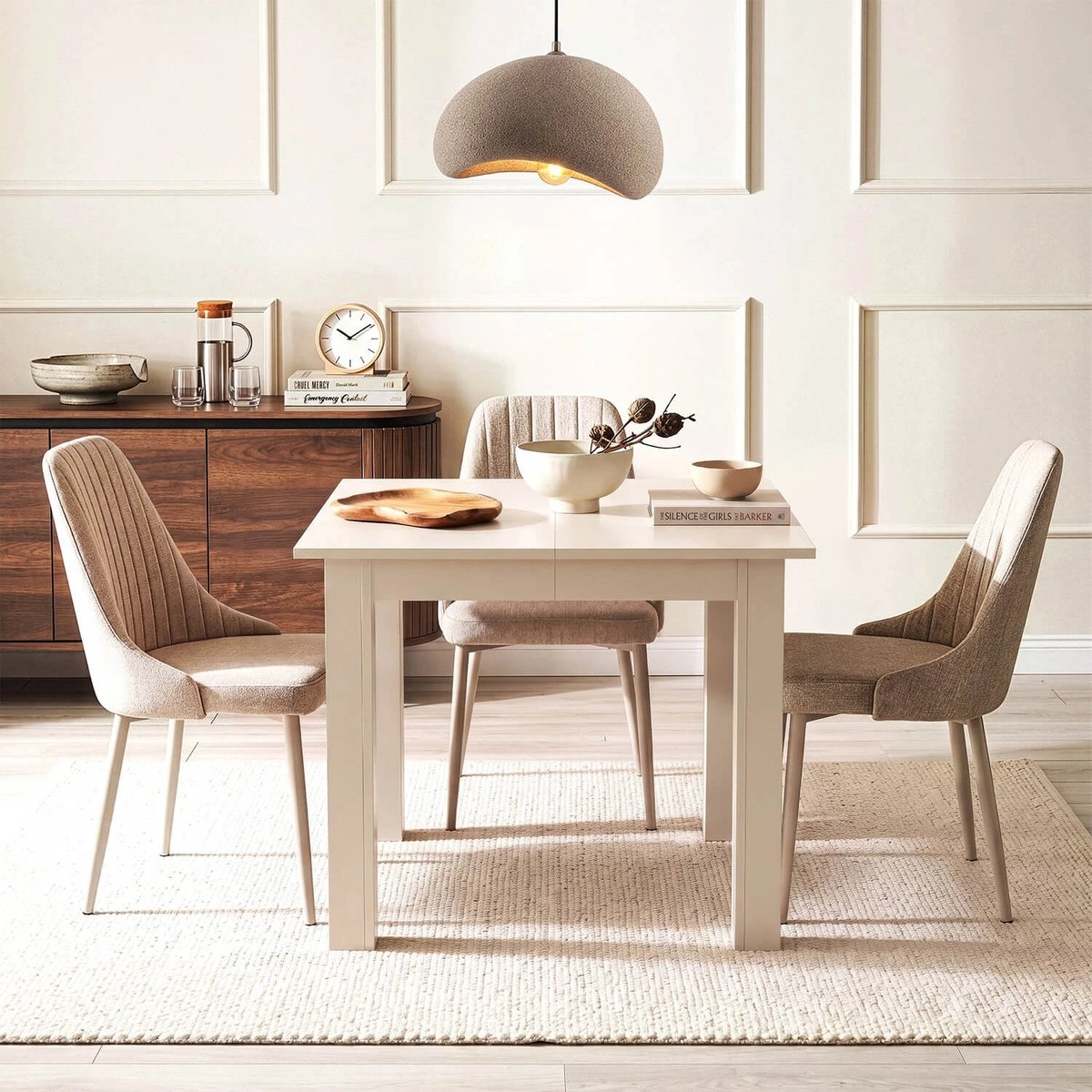 Rozkladací stôl BEN – 80–200 cm, kašmír – foto 2