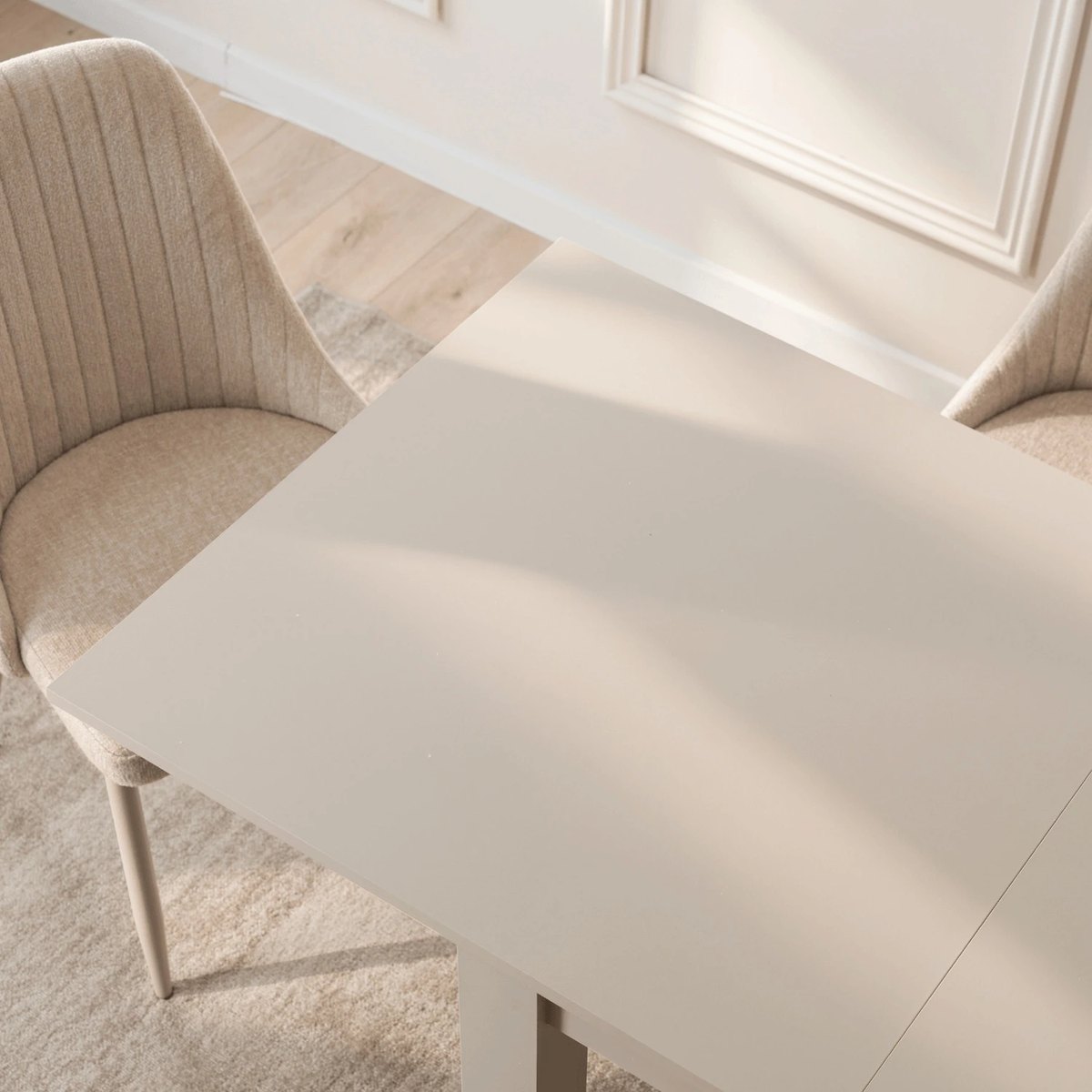 Rozkladací stôl MAX – 80–160 cm, kašmír – foto 3