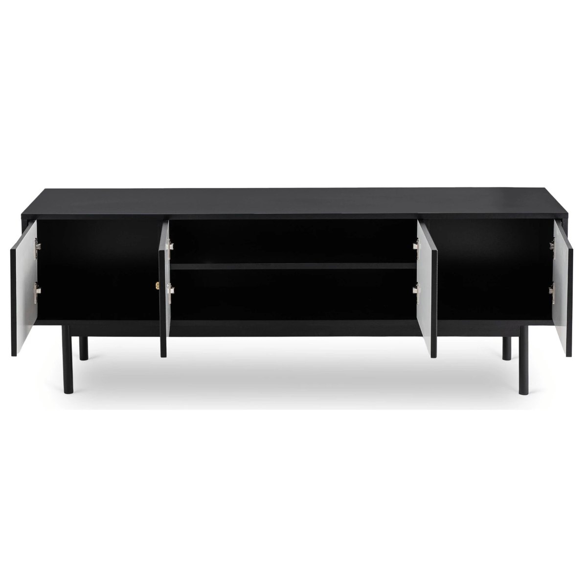 TV stolík MARLEN – 155 cm, čierna – foto 5