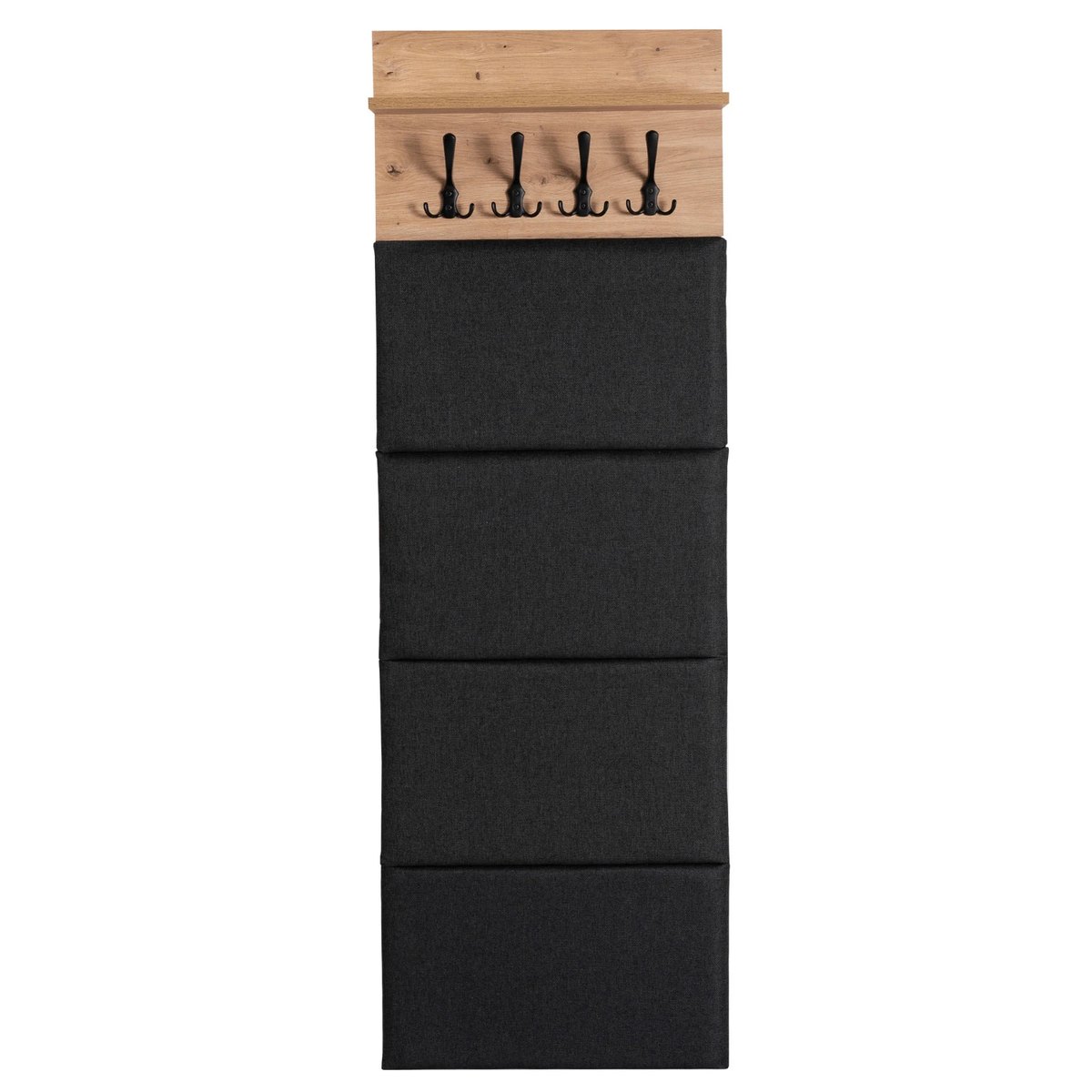 Vešiak PARMA – 50 cm, dub artisan, fronty grafit – foto 3