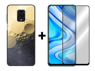 9D SKLO + PUZDRO 2v1 pre Xiaomi Redmi Note 9 Pro / Note 9s - Pattern 003