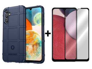 SKLO + PUZDRO 2v1 pre Samsung Galaxy A14 4G / A14 5G - COVERAGE modré